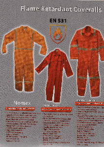 FLAME RETARDANT COVERALL